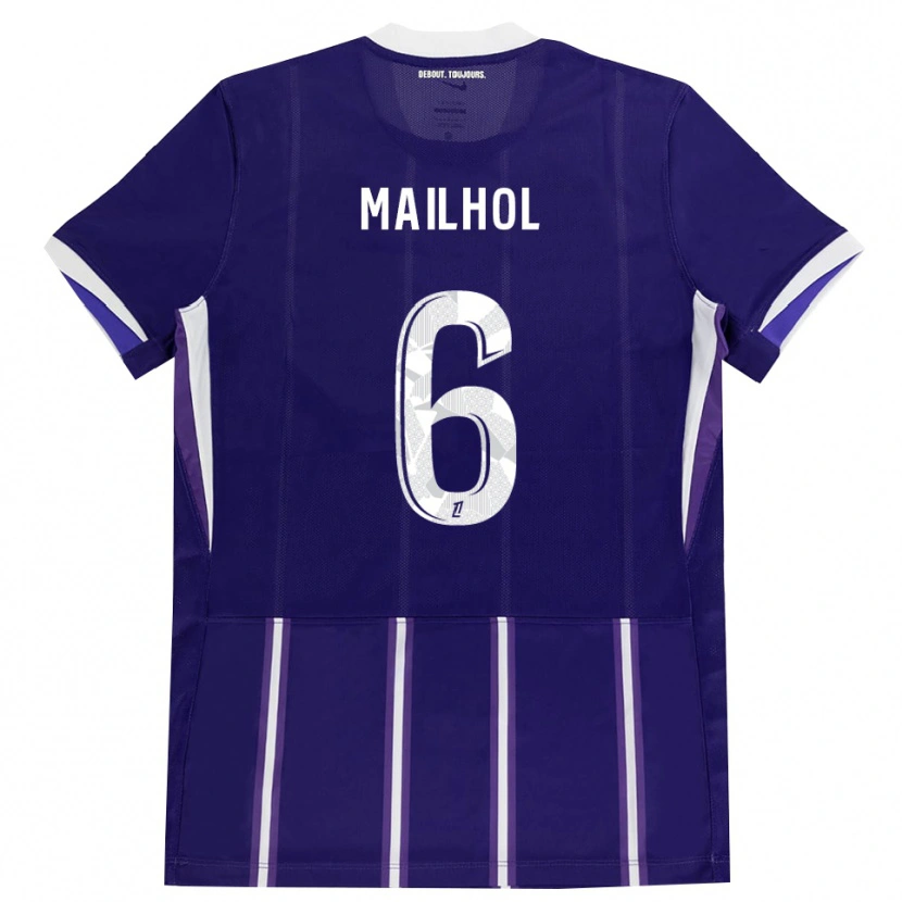Danxen Damen Luca Mailhol #6 Lila Weiß Heimtrikot Trikot 2026/27 T-Shirt Schweiz