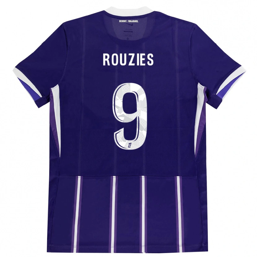 Danxen Damen Manon Rouzies #9 Lila Weiß Heimtrikot Trikot 2026/27 T-Shirt Schweiz