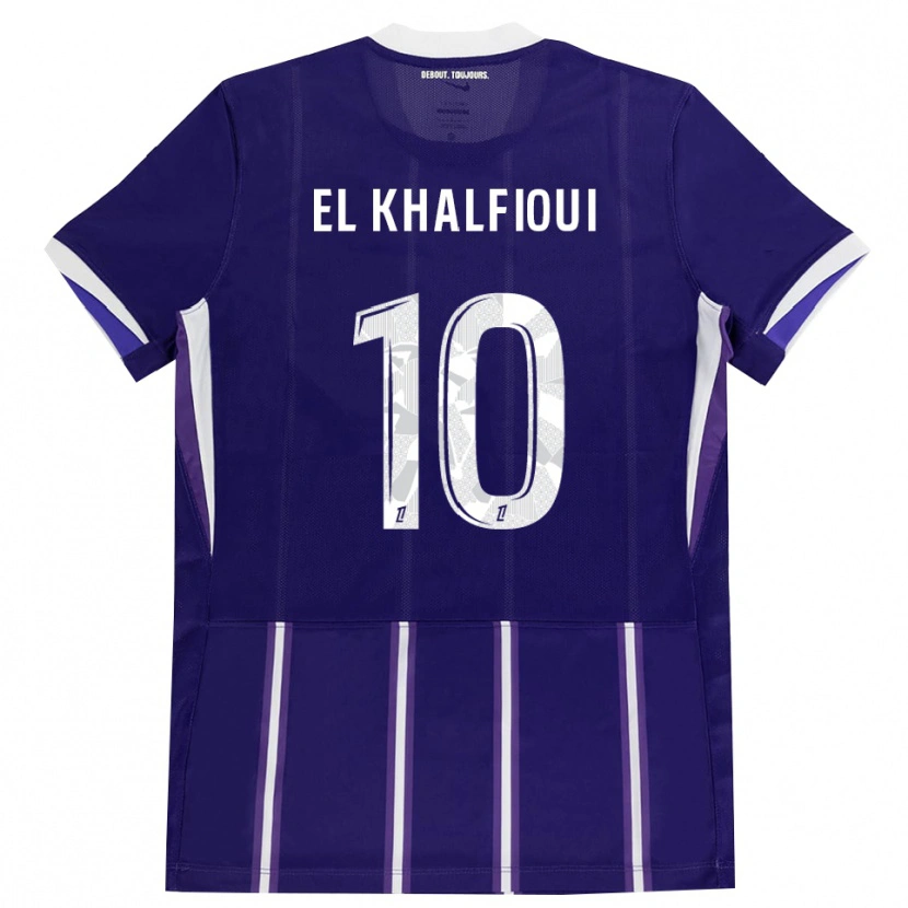 Danxen Damen Zakari El Khalfioui #10 Lila Weiß Heimtrikot Trikot 2026/27 T-Shirt Schweiz