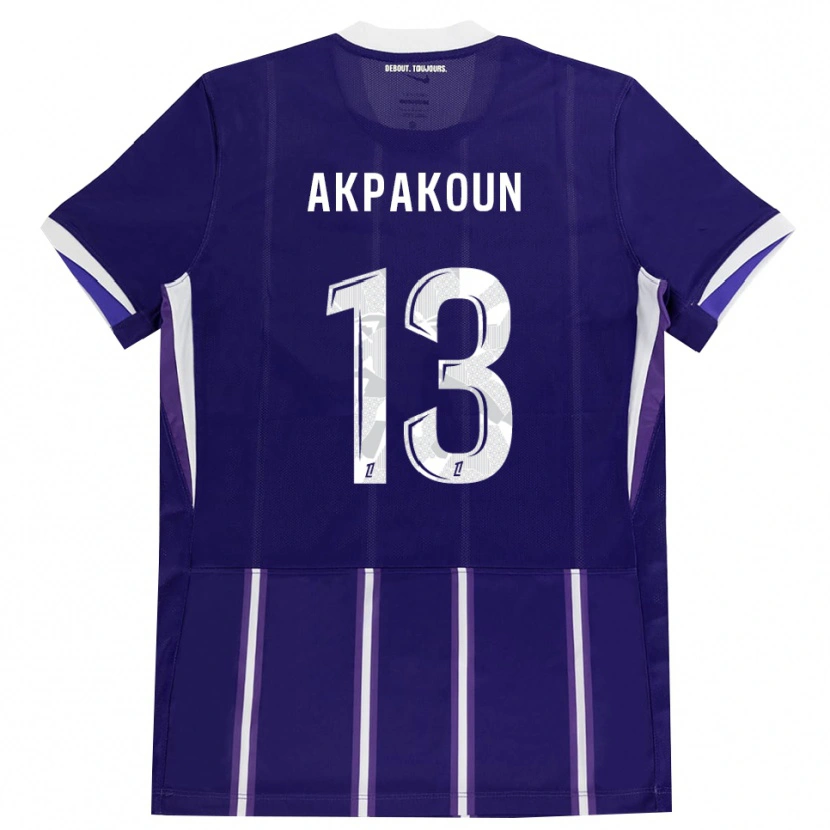 Danxen Damen Noé Akpakoun #13 Lila Weiß Heimtrikot Trikot 2026/27 T-Shirt Schweiz