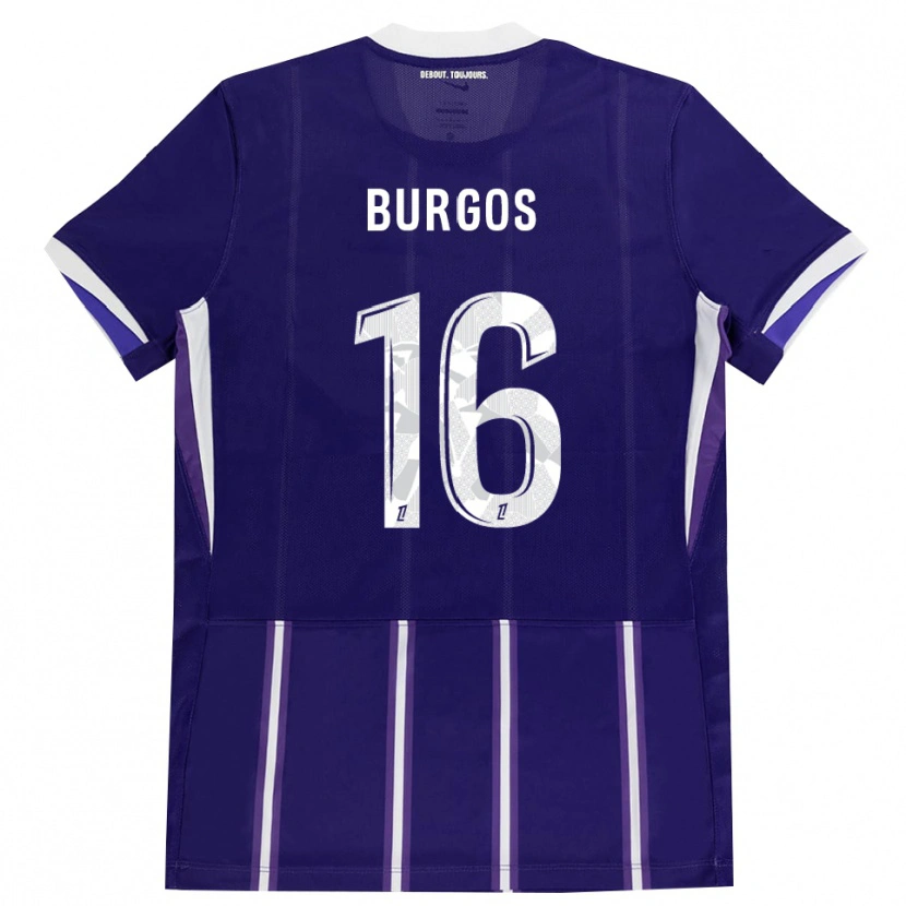 Danxen Damen Diego Burgos #16 Lila Weiß Heimtrikot Trikot 2026/27 T-Shirt Schweiz