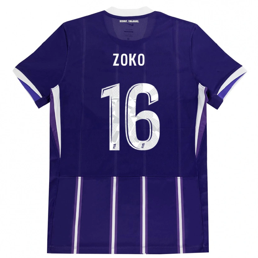 Danxen Damen Nathan Zoko #16 Lila Weiß Heimtrikot Trikot 2026/27 T-Shirt Schweiz