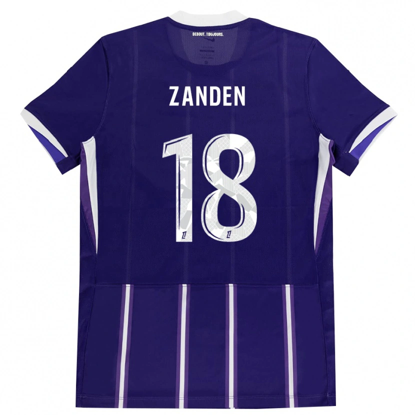 Danxen Damen Oliver Zandén #18 Lila Weiß Heimtrikot Trikot 2026/27 T-Shirt Schweiz