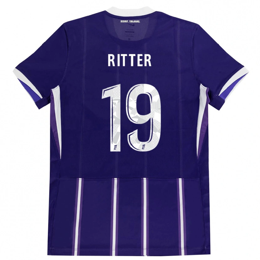 Danxen Damen Morgane Ritter #19 Lila Weiß Heimtrikot Trikot 2026/27 T-Shirt Schweiz