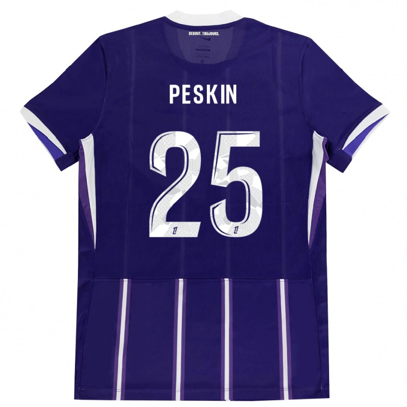 Danxen Damen Kelso Peskin #25 Lila Weiß Heimtrikot Trikot 2026/27 T-Shirt Schweiz