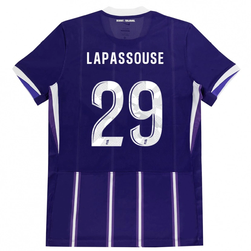 Danxen Damen Louna Lapassouse #29 Lila Weiß Heimtrikot Trikot 2026/27 T-Shirt Schweiz