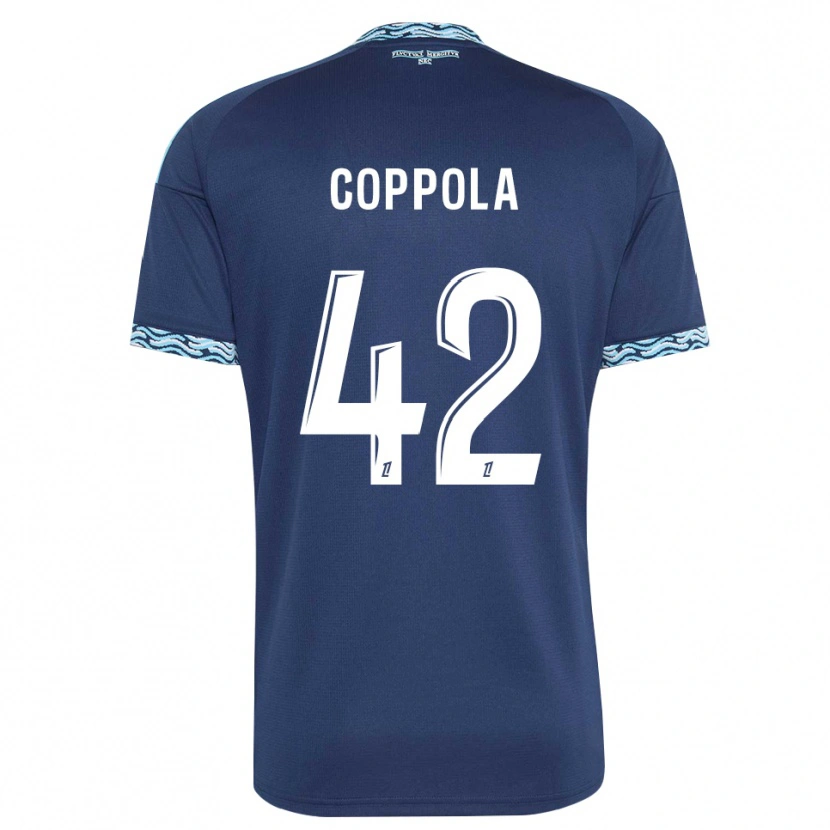 Danxen Damen Diego Coppola #42 Stahlblau Weiß Heimtrikot Trikot 2026/27 T-Shirt Schweiz