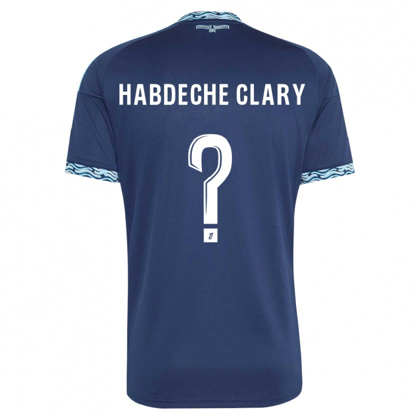 Danxen Damen Yanis Habdeche Clary #0 Stahlblau Weiß Heimtrikot Trikot 2026/27 T-Shirt Schweiz