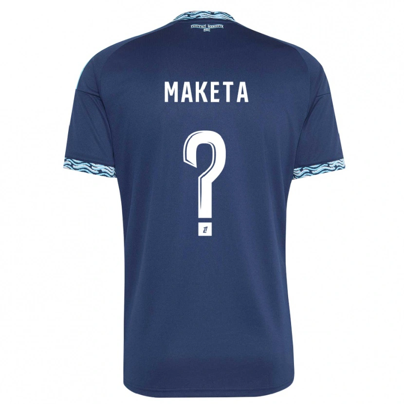 Danxen Damen Auvelmy Maketa #0 Stahlblau Weiß Heimtrikot Trikot 2026/27 T-Shirt Schweiz