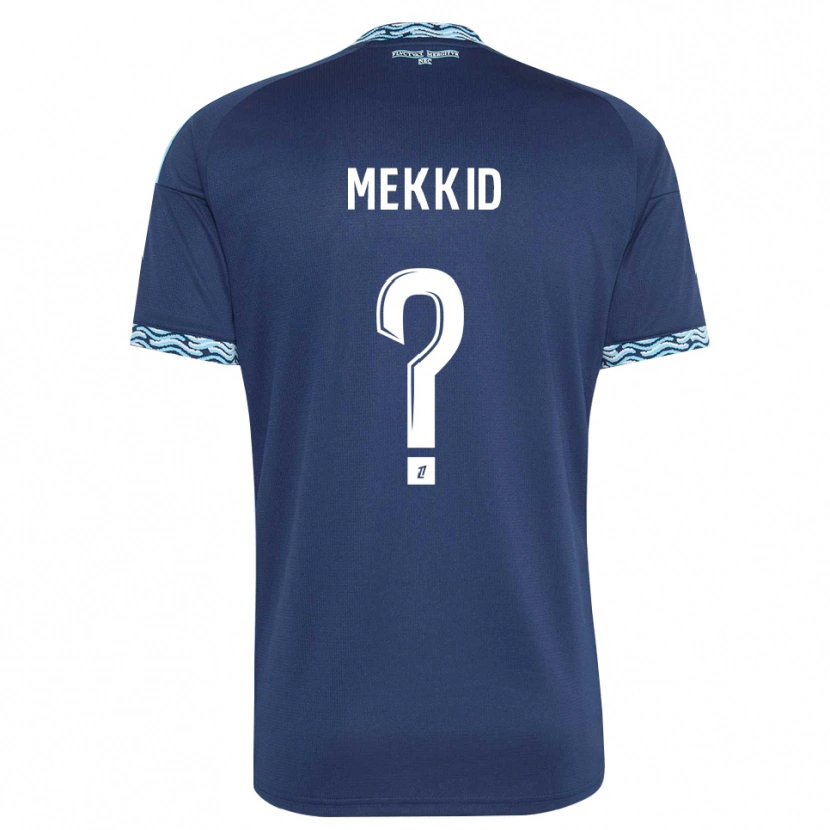 Danxen Damen Ayoub Mekkid #0 Stahlblau Weiß Heimtrikot Trikot 2026/27 T-Shirt Schweiz
