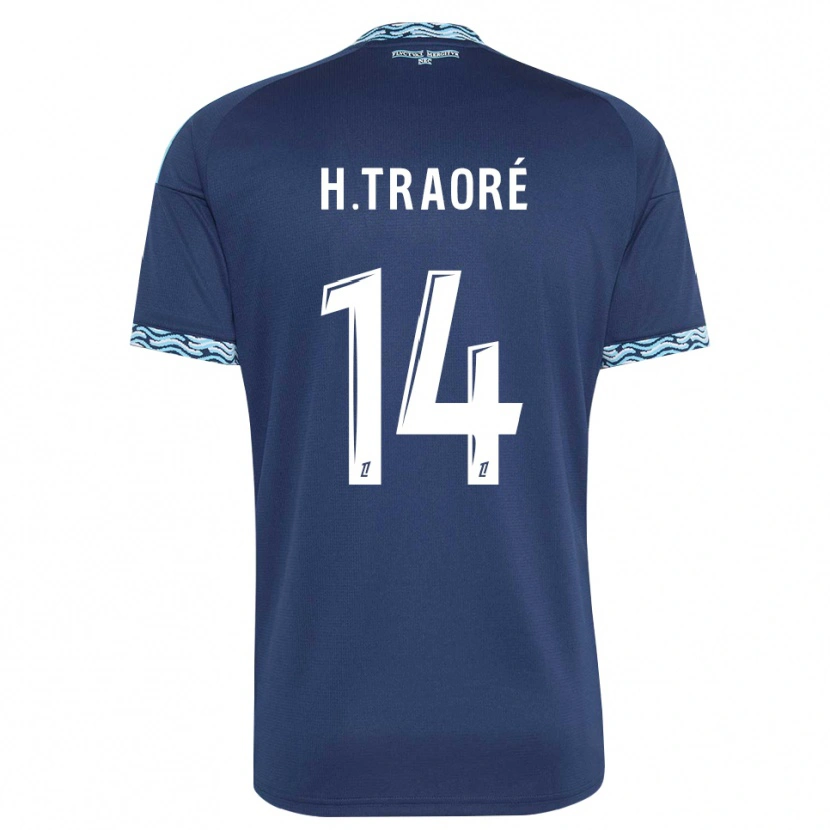 Danxen Damen Hamari Traoré #14 Stahlblau Weiß Heimtrikot Trikot 2026/27 T-Shirt Schweiz