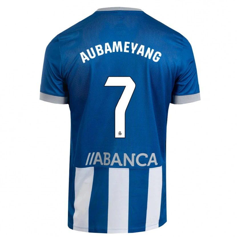 Danxen Damen Pierre-Emerick Aubameyang #7 Blau Grau Weiß Heimtrikot Trikot 2026/27 T-Shirt Schweiz