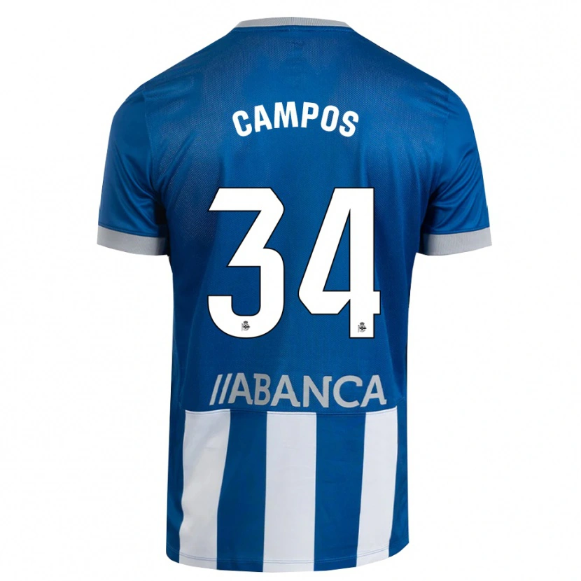 Danxen Damen Xabi Campos #34 Blau Grau Weiß Heimtrikot Trikot 2026/27 T-Shirt Schweiz