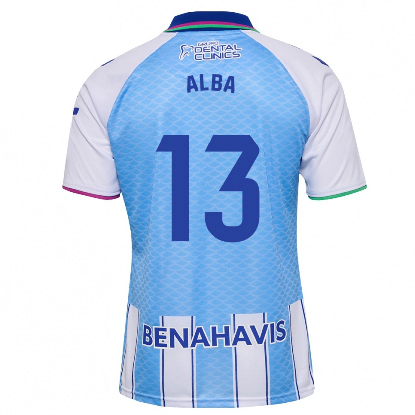 Danxen Damen Alba #13 Tief Himmelblau Weiß Heimtrikot Trikot 2026/27 T-Shirt Schweiz