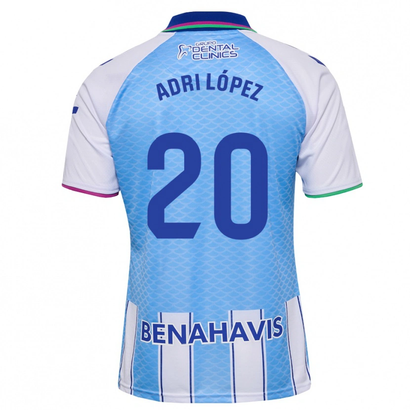 Danxen Damen Adri López #20 Tief Himmelblau Weiß Heimtrikot Trikot 2026/27 T-Shirt Schweiz