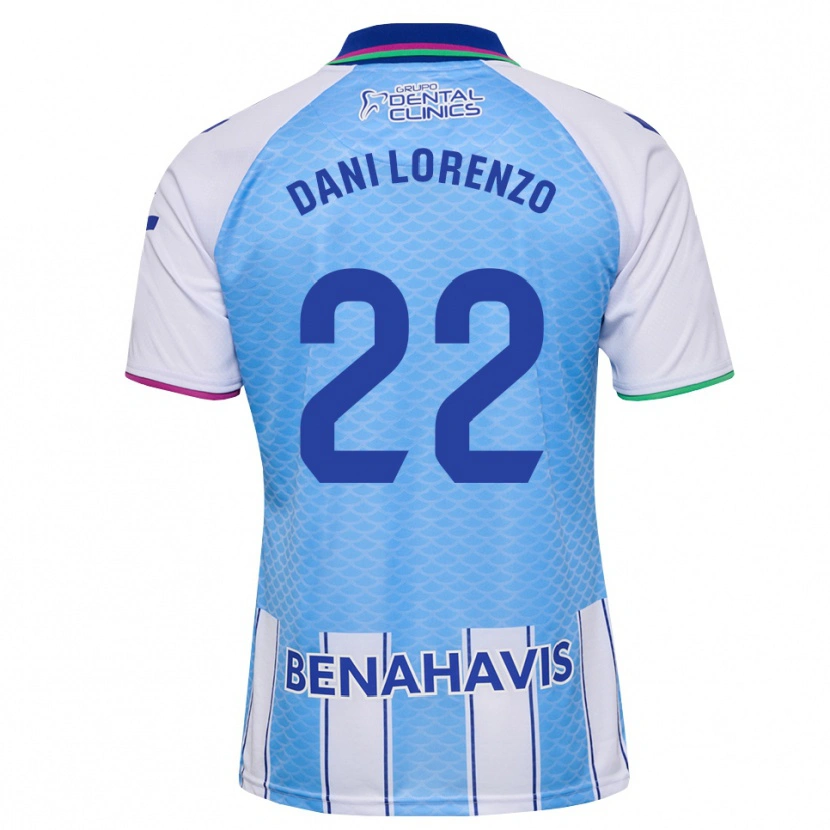 Danxen Damen Dani Lorenzo #22 Tief Himmelblau Weiß Heimtrikot Trikot 2026/27 T-Shirt Schweiz
