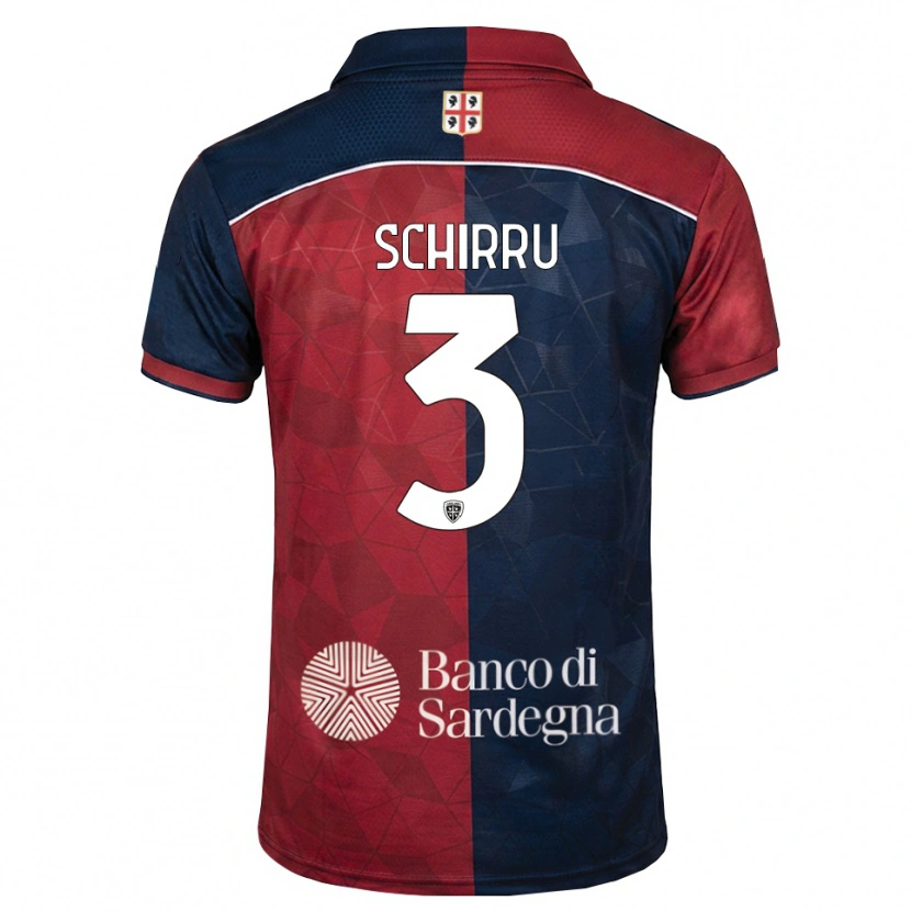 Danxen Damen Andrea Schirru #3 Burgund Rot Königsblau Heimtrikot Trikot 2026/27 T-Shirt Schweiz