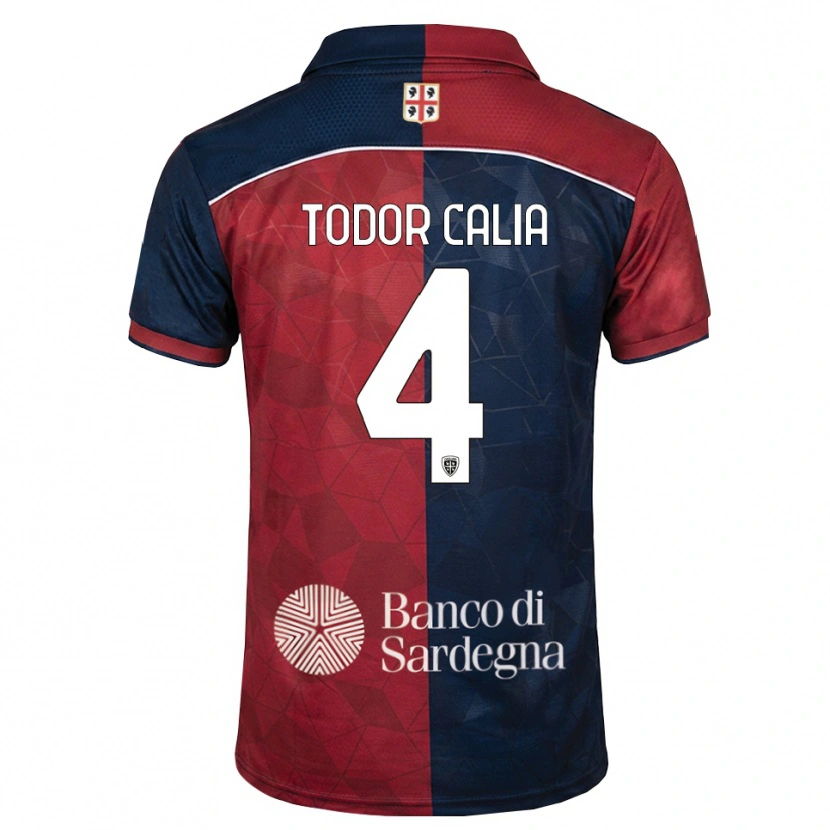 Danxen Damen Francesco Todor Calia #4 Burgund Rot Königsblau Heimtrikot Trikot 2026/27 T-Shirt Schweiz