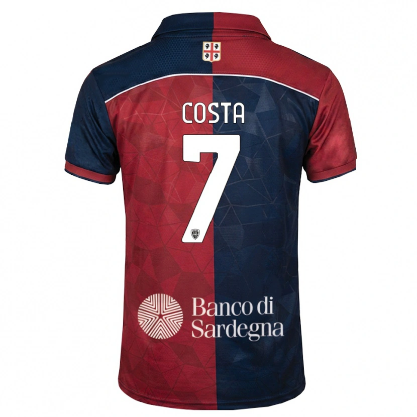 Danxen Damen Luca Costa #7 Burgund Rot Königsblau Heimtrikot Trikot 2026/27 T-Shirt Schweiz