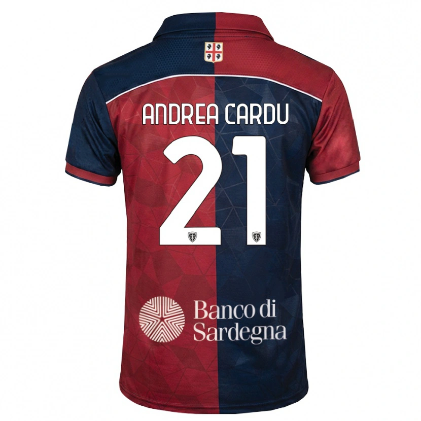 Danxen Damen Giovanni Andrea Cardu #21 Burgund Rot Königsblau Heimtrikot Trikot 2026/27 T-Shirt Schweiz