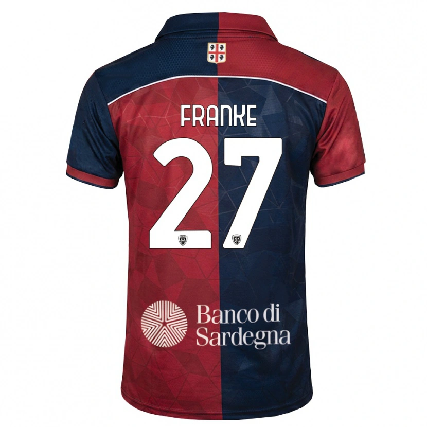 Danxen Damen Antoni Franke #27 Burgund Rot Königsblau Heimtrikot Trikot 2026/27 T-Shirt Schweiz