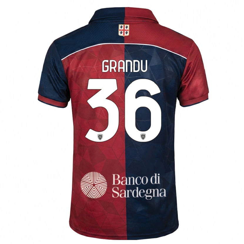 Danxen Damen Nicola Grandu #36 Burgund Rot Königsblau Heimtrikot Trikot 2026/27 T-Shirt Schweiz