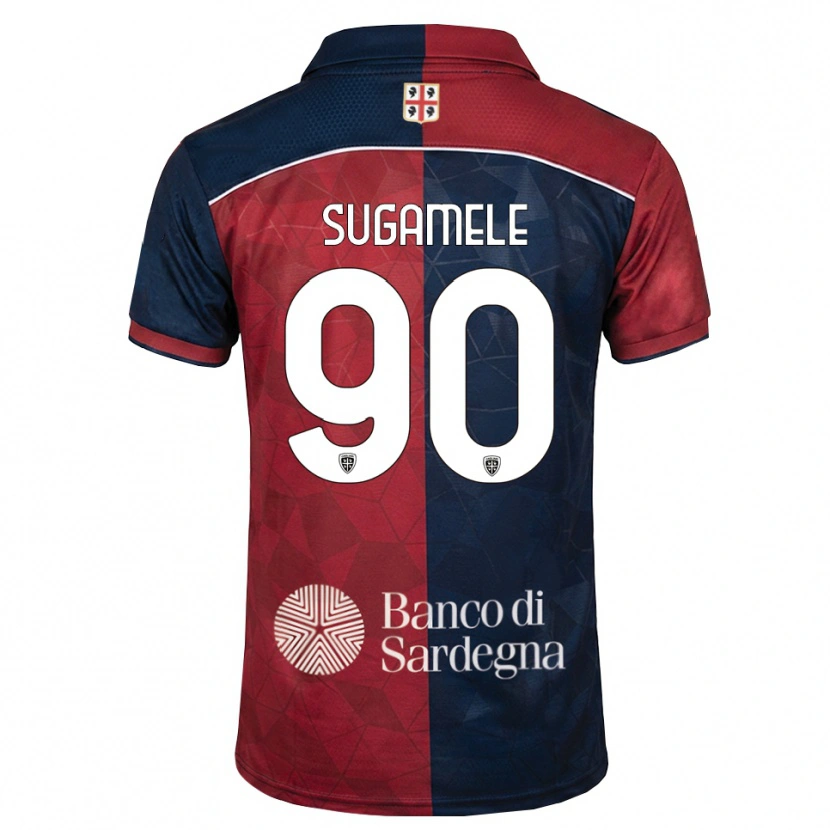 Danxen Damen Alessandro Sugamele #90 Burgund Rot Königsblau Heimtrikot Trikot 2026/27 T-Shirt Schweiz