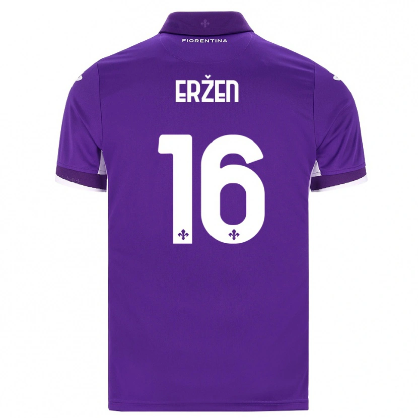 Danxen Damen Kaja Erzen #16 Lila Weiß Pink Heimtrikot Trikot 2026/27 T-Shirt Schweiz