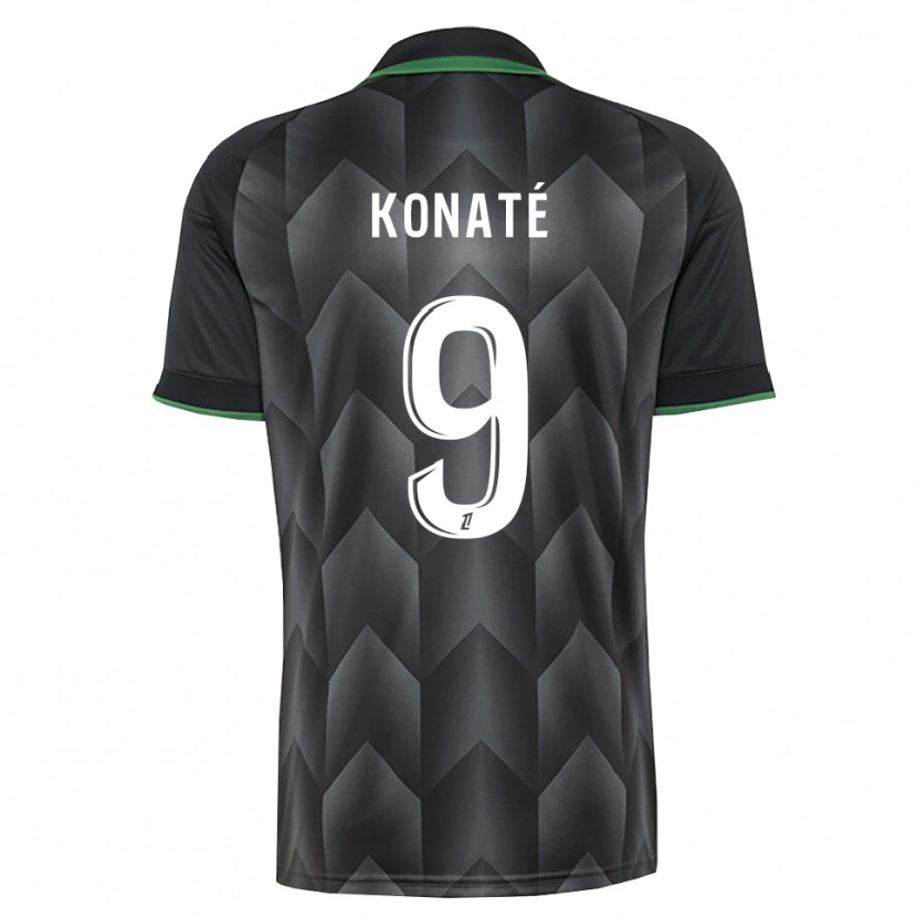 Danxen Damen Seybou Konaté #9 Schwarzgrün Auswärtstrikot Trikot 2026/27 T-Shirt Schweiz