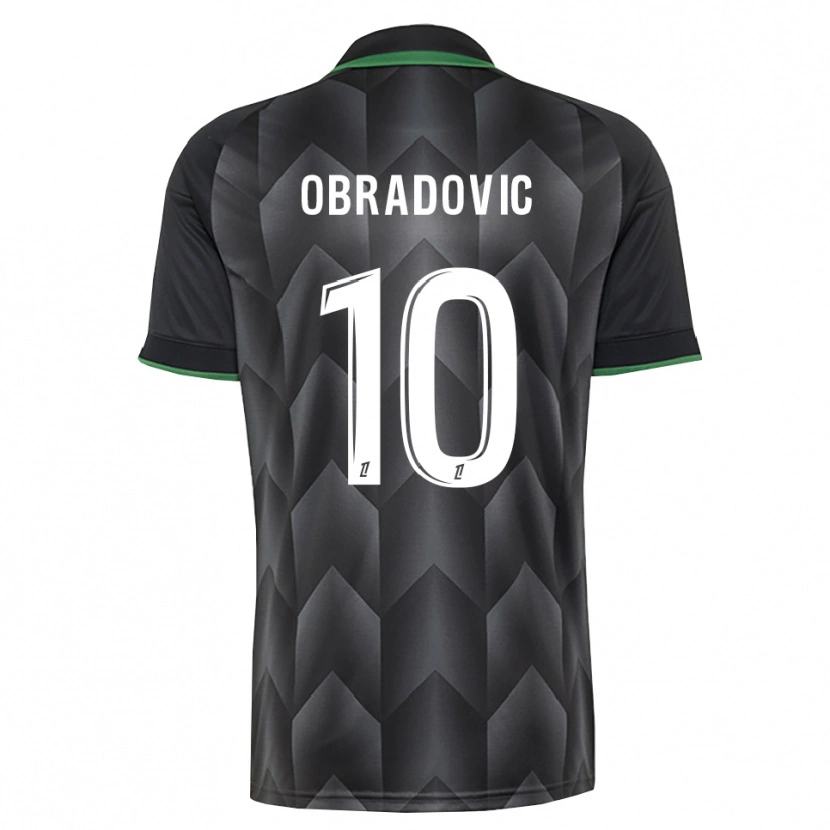 Danxen Damen Ognjen Obradovic #10 Schwarzgrün Auswärtstrikot Trikot 2026/27 T-Shirt Schweiz