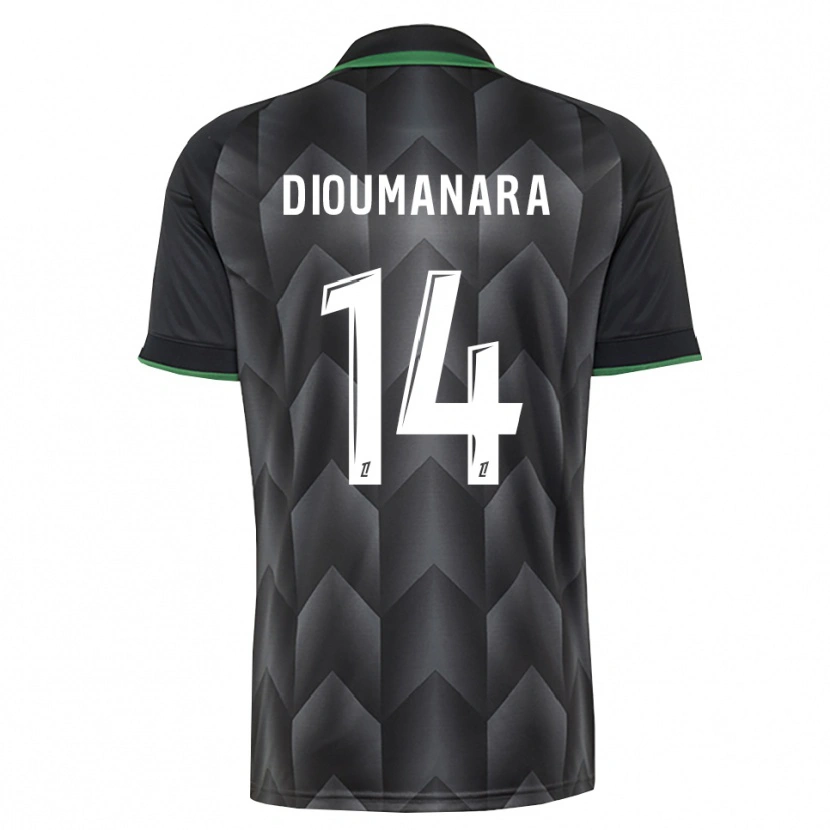 Danxen Damen Sidi Dioumanara #14 Schwarzgrün Auswärtstrikot Trikot 2026/27 T-Shirt Schweiz