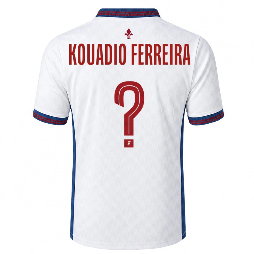 Danxen Damen Wilfrid Kouadio Ferreira #0 Rot Weiß Blau Auswärtstrikot Trikot 2026/27 T-Shirt Schweiz