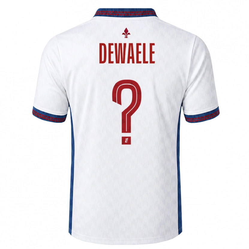 Danxen Damen Élina Dewaele #0 Rot Weiß Blau Auswärtstrikot Trikot 2026/27 T-Shirt Schweiz