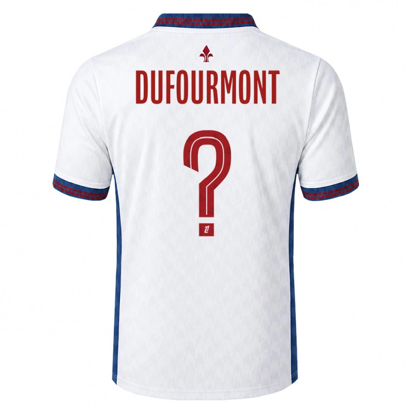 Danxen Damen Eléa Dufourmont #0 Rot Weiß Blau Auswärtstrikot Trikot 2026/27 T-Shirt Schweiz