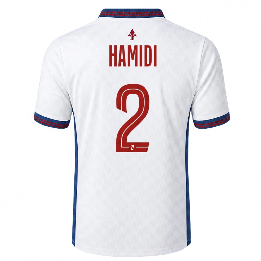 Danxen Damen Kamel Hamidi #2 Rot Weiß Blau Auswärtstrikot Trikot 2026/27 T-Shirt Schweiz