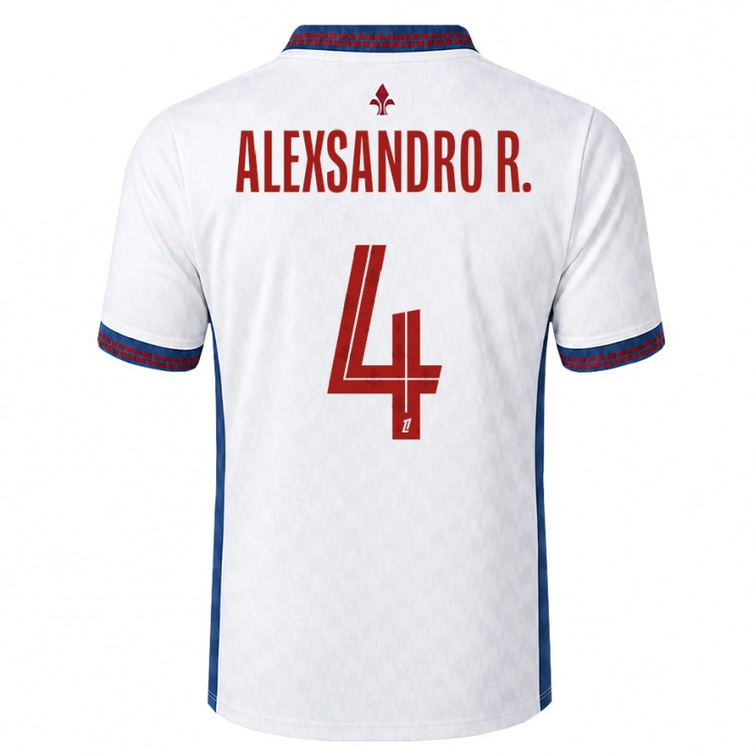 Danxen Damen Alexsandro Victor De Souza Ribeiro #4 Rot Weiß Blau Auswärtstrikot Trikot 2026/27 T-Shirt Schweiz