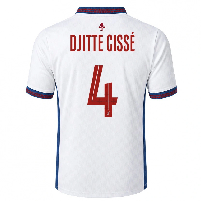 Danxen Damen Babacar Djitte Cissé #4 Rot Weiß Blau Auswärtstrikot Trikot 2026/27 T-Shirt Schweiz