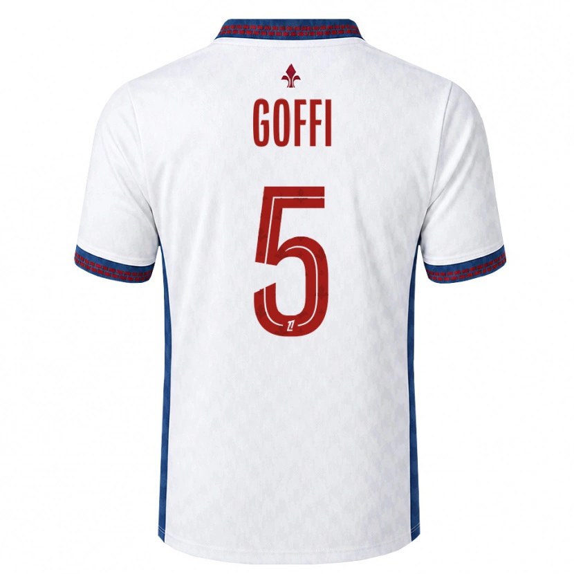 Danxen Damen Maxima Goffi #5 Rot Weiß Blau Auswärtstrikot Trikot 2026/27 T-Shirt Schweiz