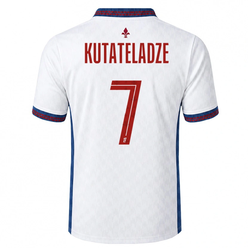 Danxen Damen Alexandre Kutateladze #7 Rot Weiß Blau Auswärtstrikot Trikot 2026/27 T-Shirt Schweiz
