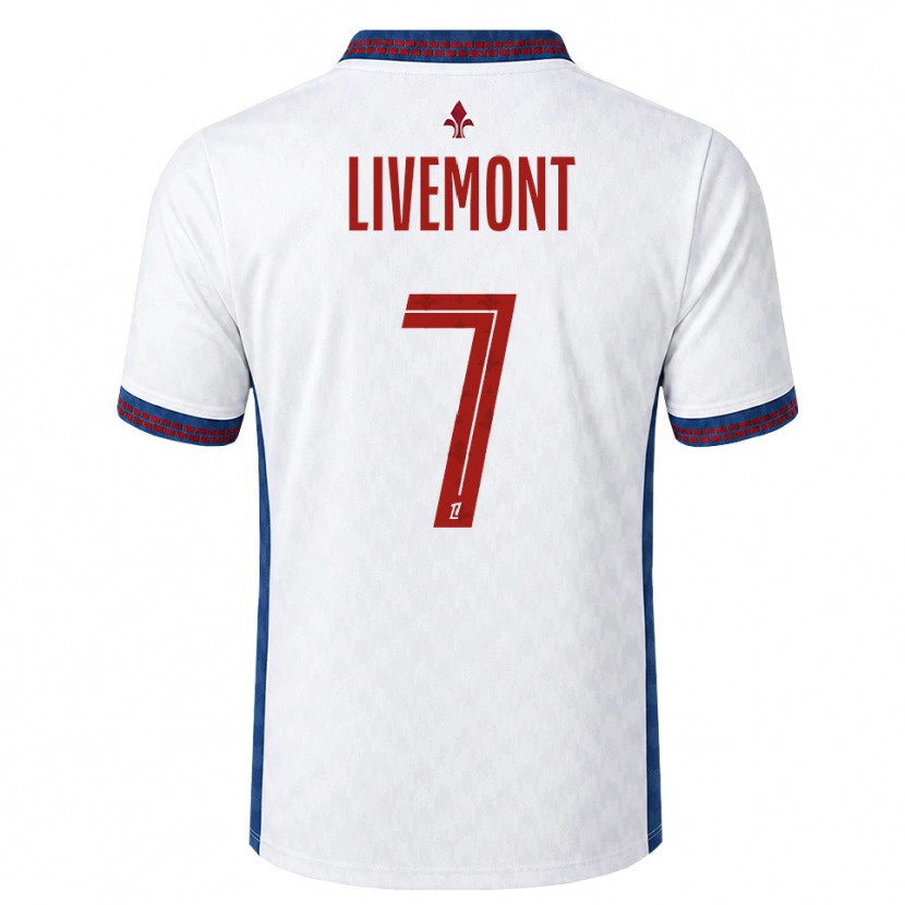 Danxen Damen Antoine Livemont #7 Rot Weiß Blau Auswärtstrikot Trikot 2026/27 T-Shirt Schweiz