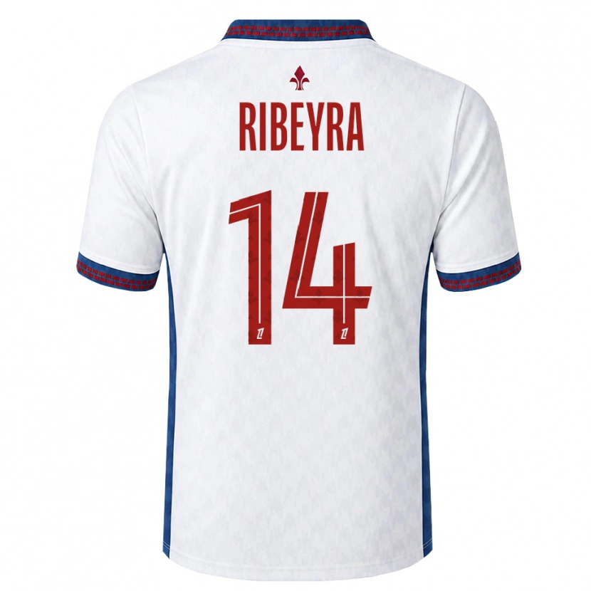 Danxen Damen Anaïs Ribeyra #14 Rot Weiß Blau Auswärtstrikot Trikot 2026/27 T-Shirt Schweiz
