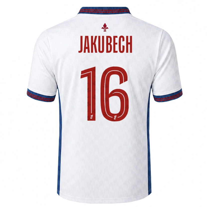 Danxen Damen Adam Jakubech #16 Rot Weiß Blau Auswärtstrikot Trikot 2026/27 T-Shirt Schweiz