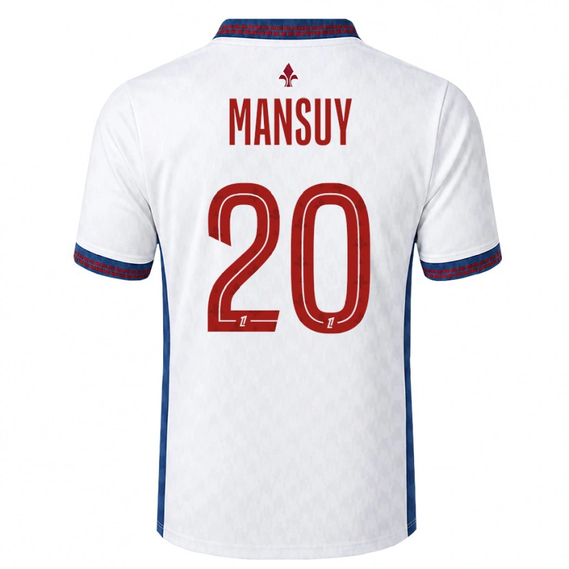 Danxen Damen Heloise Mansuy #20 Rot Weiß Blau Auswärtstrikot Trikot 2026/27 T-Shirt Schweiz