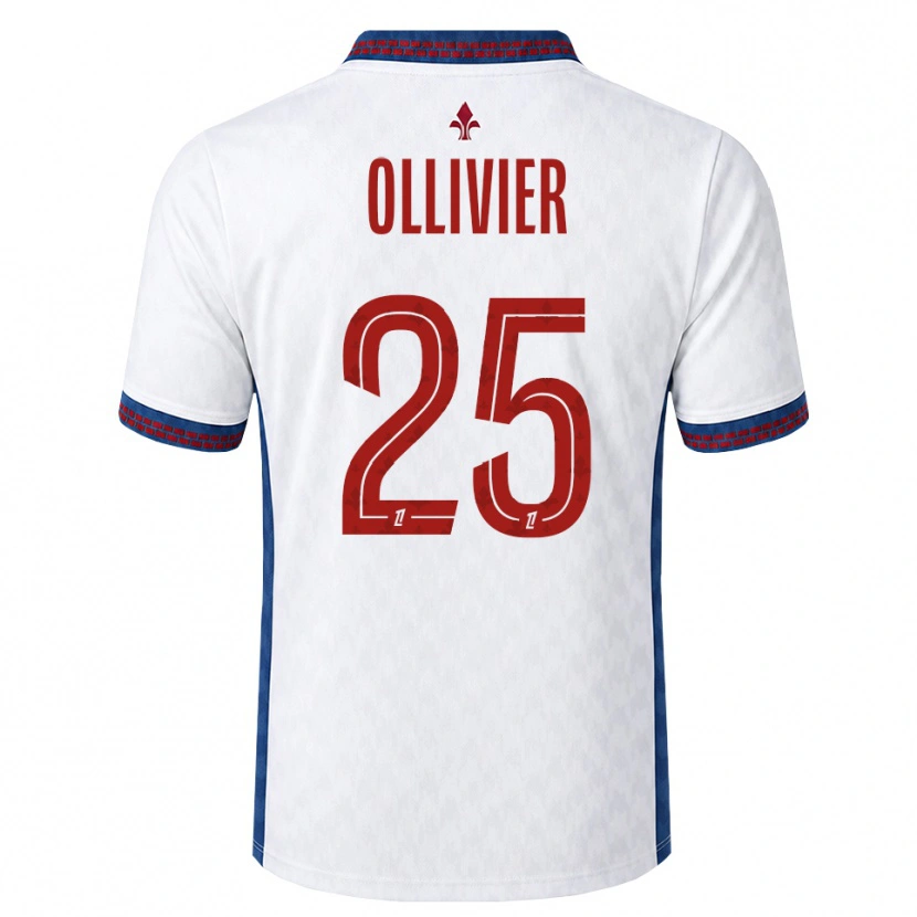 Danxen Damen Agathe Ollivier #25 Rot Weiß Blau Auswärtstrikot Trikot 2026/27 T-Shirt Schweiz