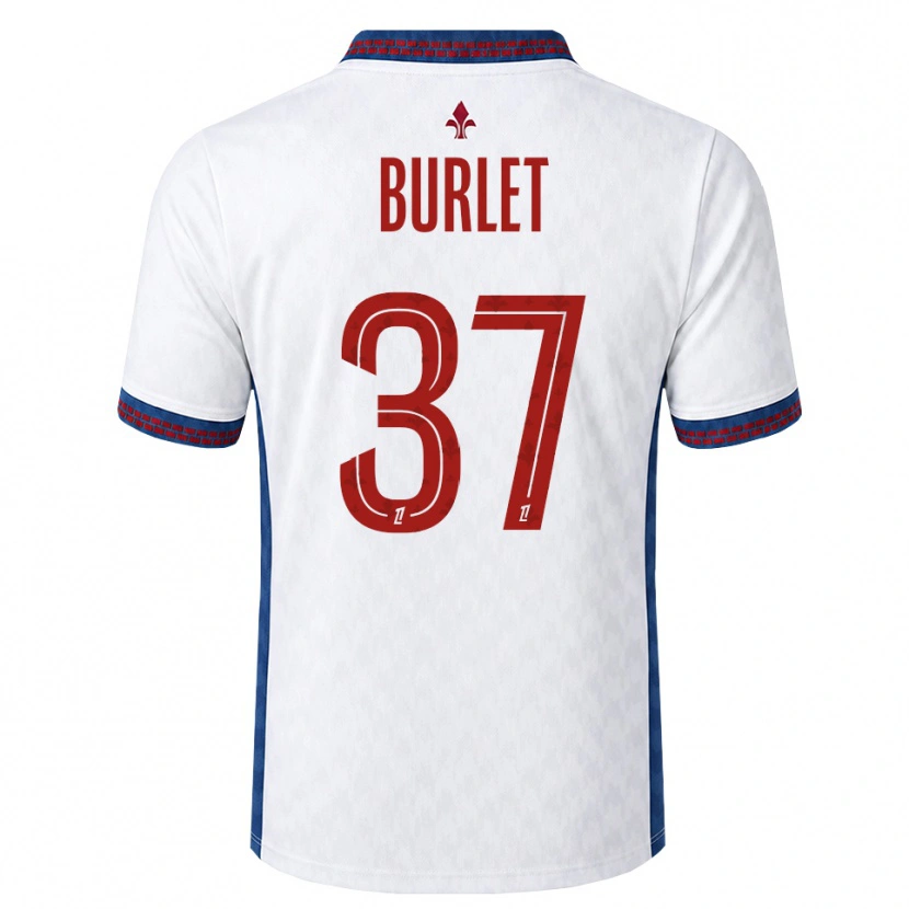 Danxen Damen Vincent Burlet #37 Rot Weiß Blau Auswärtstrikot Trikot 2026/27 T-Shirt Schweiz