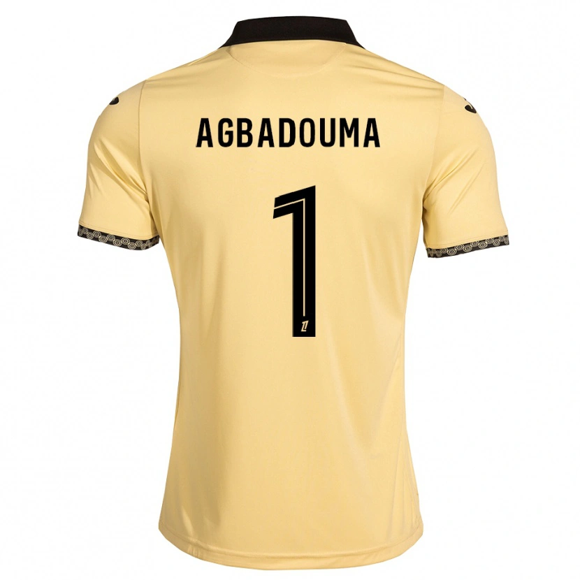 Danxen Damen Mathys Agbadouma #1 Navajoweiß Schwarz Auswärtstrikot Trikot 2026/27 T-Shirt Schweiz