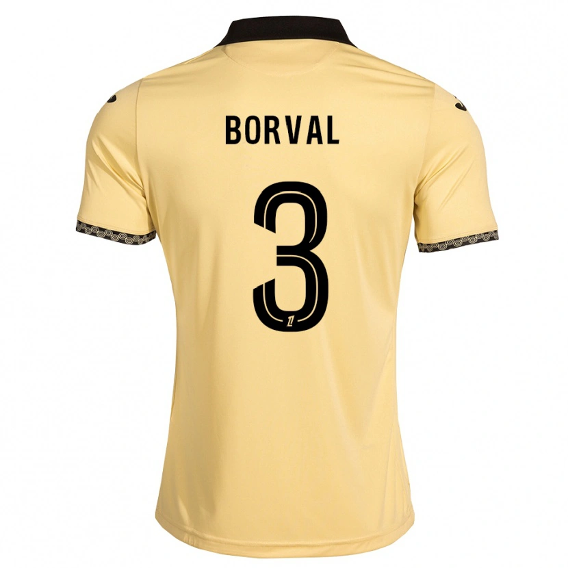 Danxen Damen Cyril Borval #3 Navajoweiß Schwarz Auswärtstrikot Trikot 2026/27 T-Shirt Schweiz