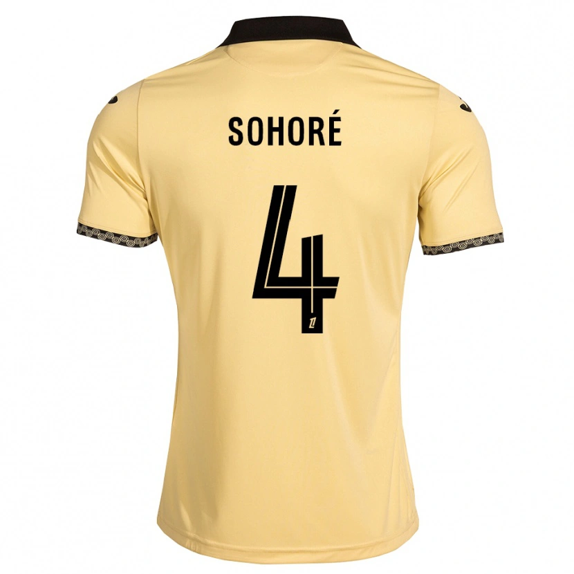 Danxen Damen Seni Sohoré #4 Navajoweiß Schwarz Auswärtstrikot Trikot 2026/27 T-Shirt Schweiz
