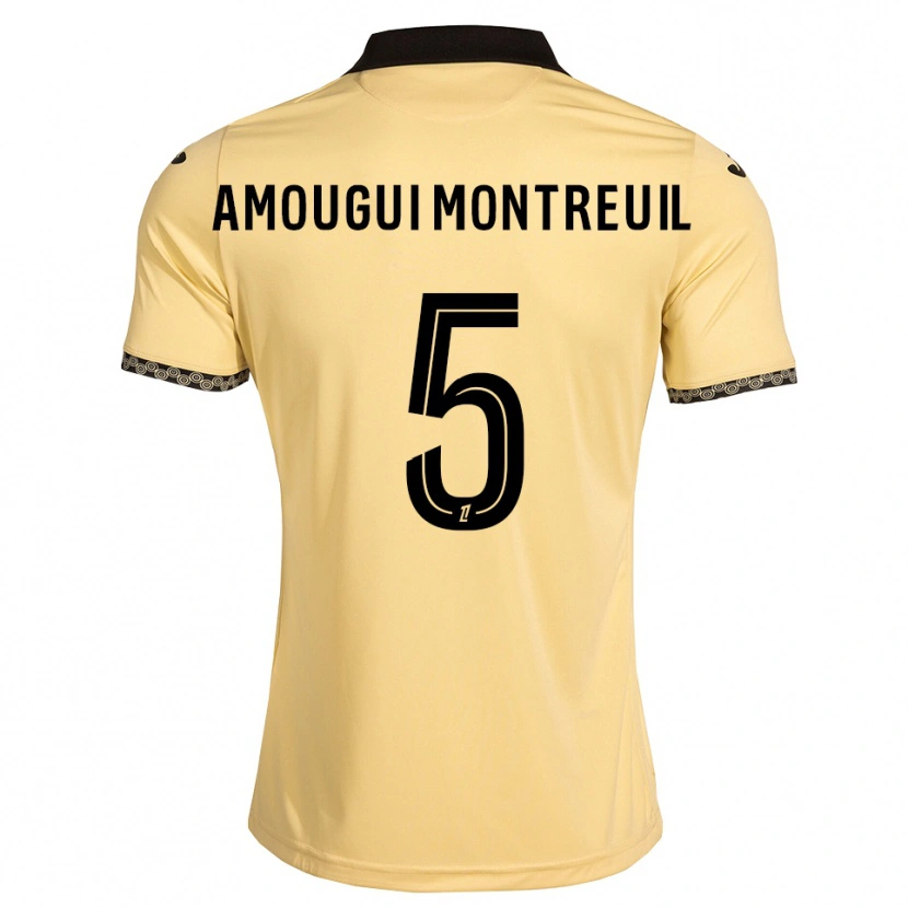 Danxen Damen Maceo Amougui Montreuil #5 Navajoweiß Schwarz Auswärtstrikot Trikot 2026/27 T-Shirt Schweiz