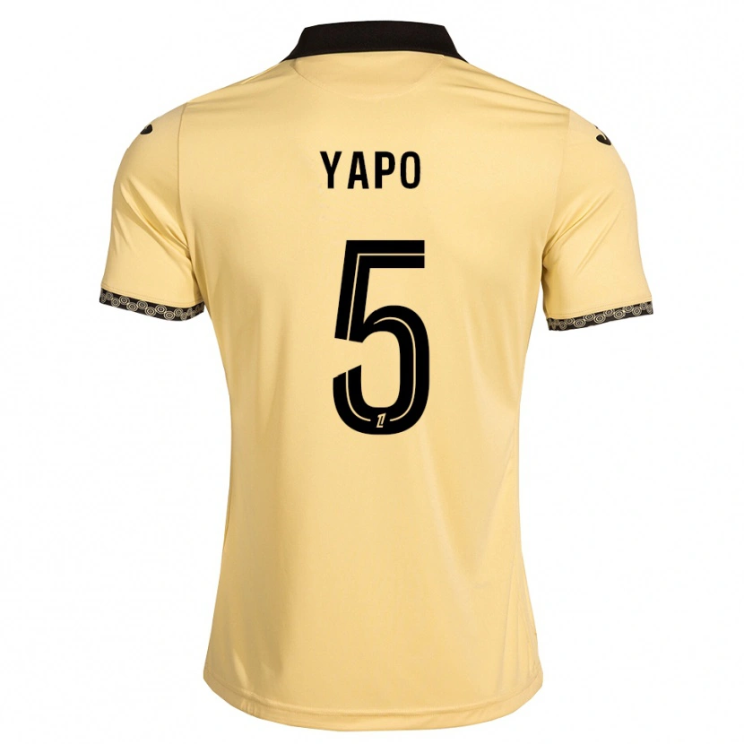 Danxen Damen Ezekiel Yapo #5 Navajoweiß Schwarz Auswärtstrikot Trikot 2026/27 T-Shirt Schweiz